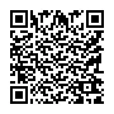 QR-koodi puhelinnumerolle +9519261960