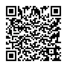 QR Code pour le numéro de téléphone +9519266210