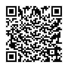 QR-code voor telefoonnummer +9519266290