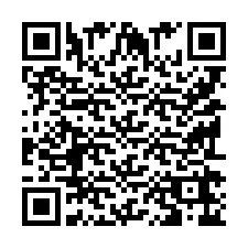 QR-koodi puhelinnumerolle +9519266646