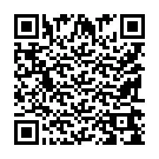 Codice QR per il numero di telefono +9519268007