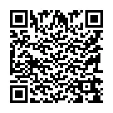 QR-koodi puhelinnumerolle +9519268040