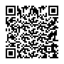 QR-koodi puhelinnumerolle +9519268085