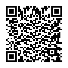 Codice QR per il numero di telefono +9519268126