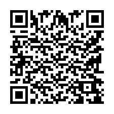 QR Code pour le numéro de téléphone +9519268136