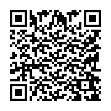 Codice QR per il numero di telefono +9519268172