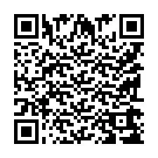 Codice QR per il numero di telefono +9519268386