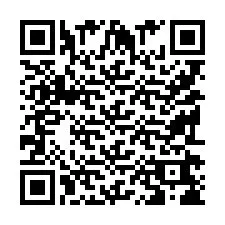 Código QR para número de telefone +9519268613