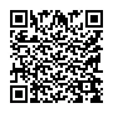 QR-code voor telefoonnummer +9519268662