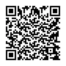 QR код за телефонен номер +9519268726