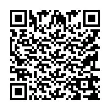 QR код за телефонен номер +9519268743