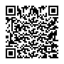 QR-code voor telefoonnummer +9519270197