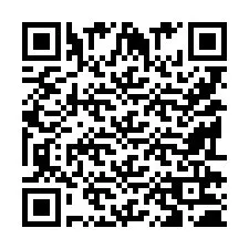 QR Code pour le numéro de téléphone +9519270257