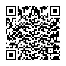 Codice QR per il numero di telefono +9519270292