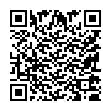 QR-код для номера телефона +9519270687