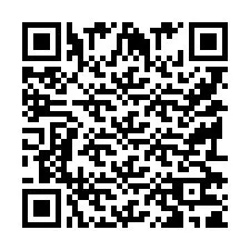 QR-koodi puhelinnumerolle +9519271924