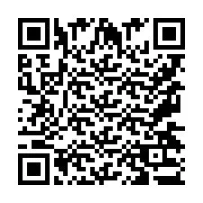 Codice QR per il numero di telefono +9567433371