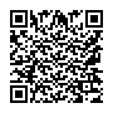 QR kód a telefonszámhoz +9567433458