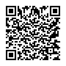 QR-код для номера телефона +9567433460