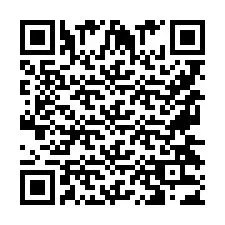 QR код за телефонен номер +9567433472