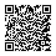 QR код за телефонен номер +9567433474