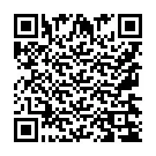 QR-code voor telefoonnummer +9567434310