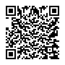 QR-code voor telefoonnummer +9567434384