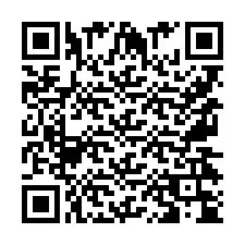 QR-code voor telefoonnummer +9567434458