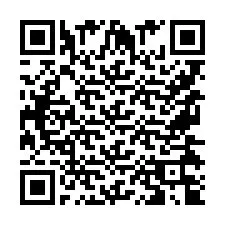 Kod QR dla numeru telefonu +9567434886