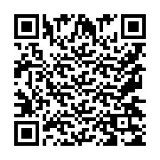 Codice QR per il numero di telefono +9567435071