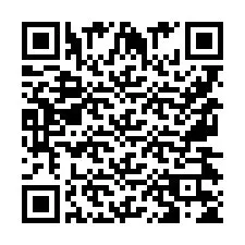 Kod QR dla numeru telefonu +9567435408