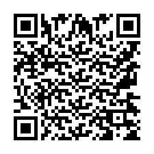 Kod QR dla numeru telefonu +9567435410