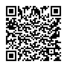 Código QR para número de telefone +9567435414