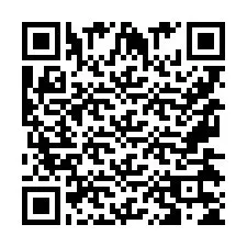 QR Code for Phone number +9567435485
