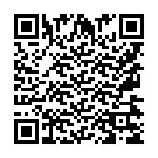 Código QR para número de teléfono +9567435600