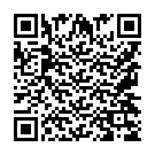 Kod QR dla numeru telefonu +9567435679