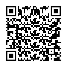 Codice QR per il numero di telefono +9567435680