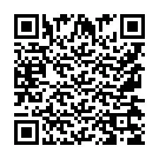 QR kód a telefonszámhoz +9567435684