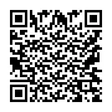 Codice QR per il numero di telefono +9567435825