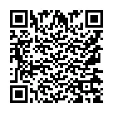 Codice QR per il numero di telefono +9567435984