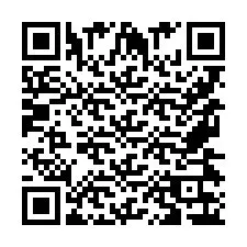 Codice QR per il numero di telefono +9567436307