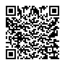 QR-code voor telefoonnummer +9567436344