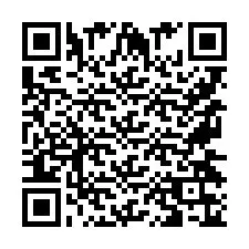 QR-code voor telefoonnummer +9567436572