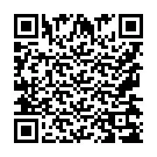 Codice QR per il numero di telefono +9567438385