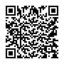 Codice QR per il numero di telefono +9567438444