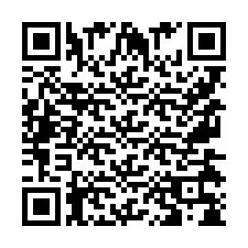 Kode QR untuk nomor Telepon +9567438484