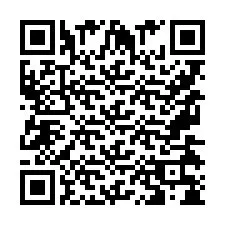 Codice QR per il numero di telefono +9567438485