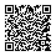 Codice QR per il numero di telefono +9567438600