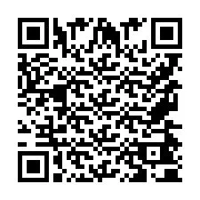 Código QR para número de telefone +9567440007