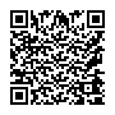 Código QR para número de telefone +9567440181